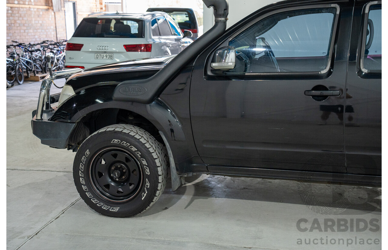 1/2008 Nissan Pathfinder ST-L (4x4) R51 MY07 4d Wagon Black Turbo Diesel 2.5L