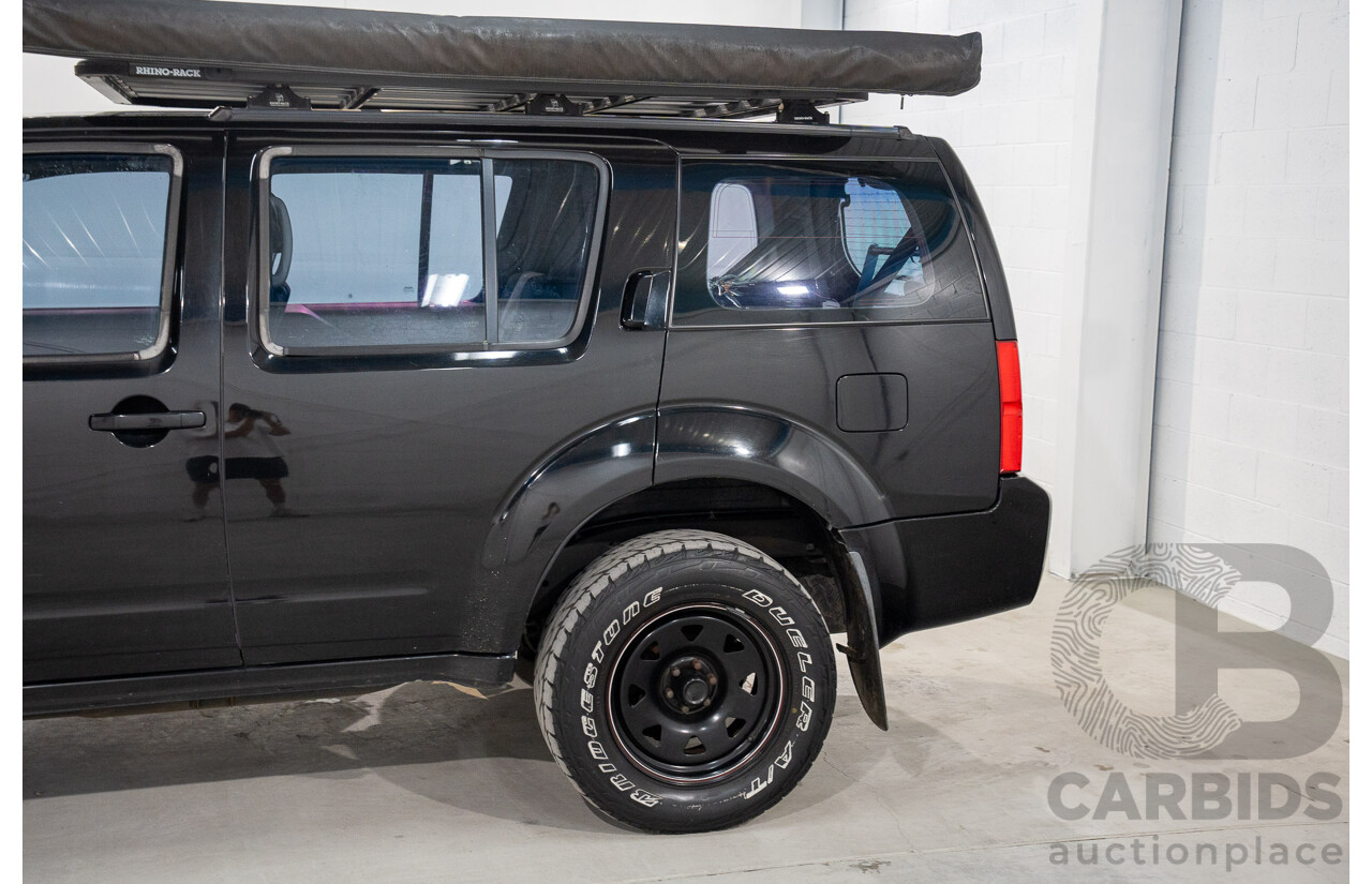 1/2008 Nissan Pathfinder ST-L (4x4) R51 MY07 4d Wagon Black Turbo Diesel 2.5L