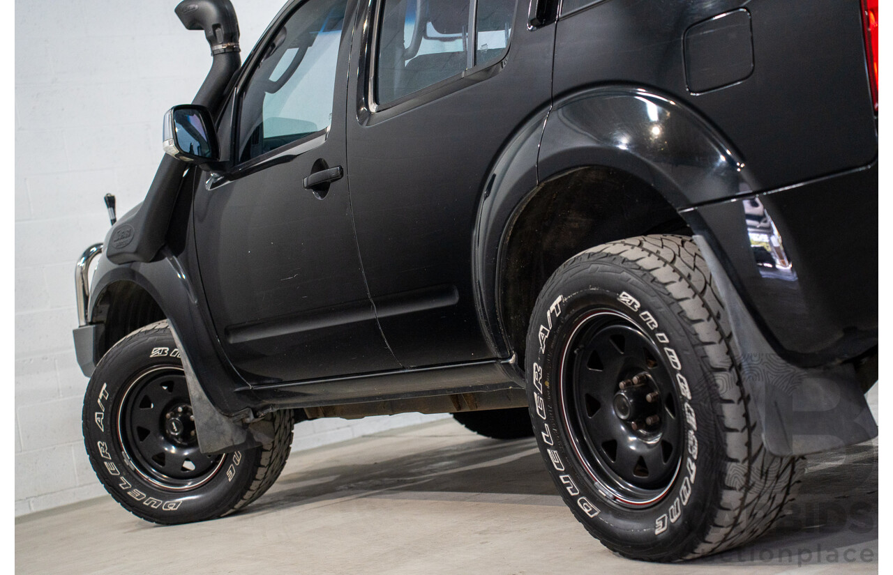 1/2008 Nissan Pathfinder ST-L (4x4) R51 MY07 4d Wagon Black Turbo Diesel 2.5L