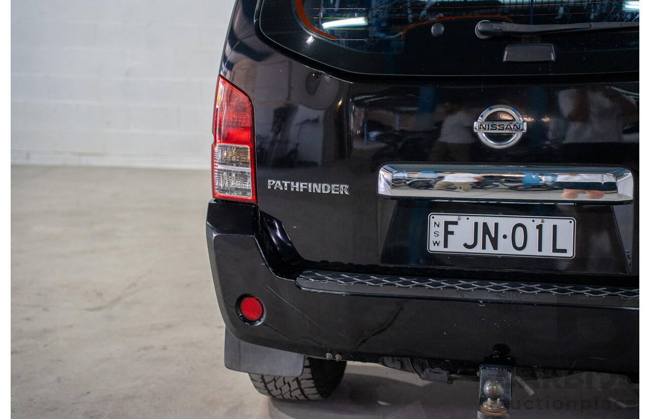 1/2008 Nissan Pathfinder ST-L (4x4) R51 MY07 4d Wagon Black Turbo Diesel 2.5L