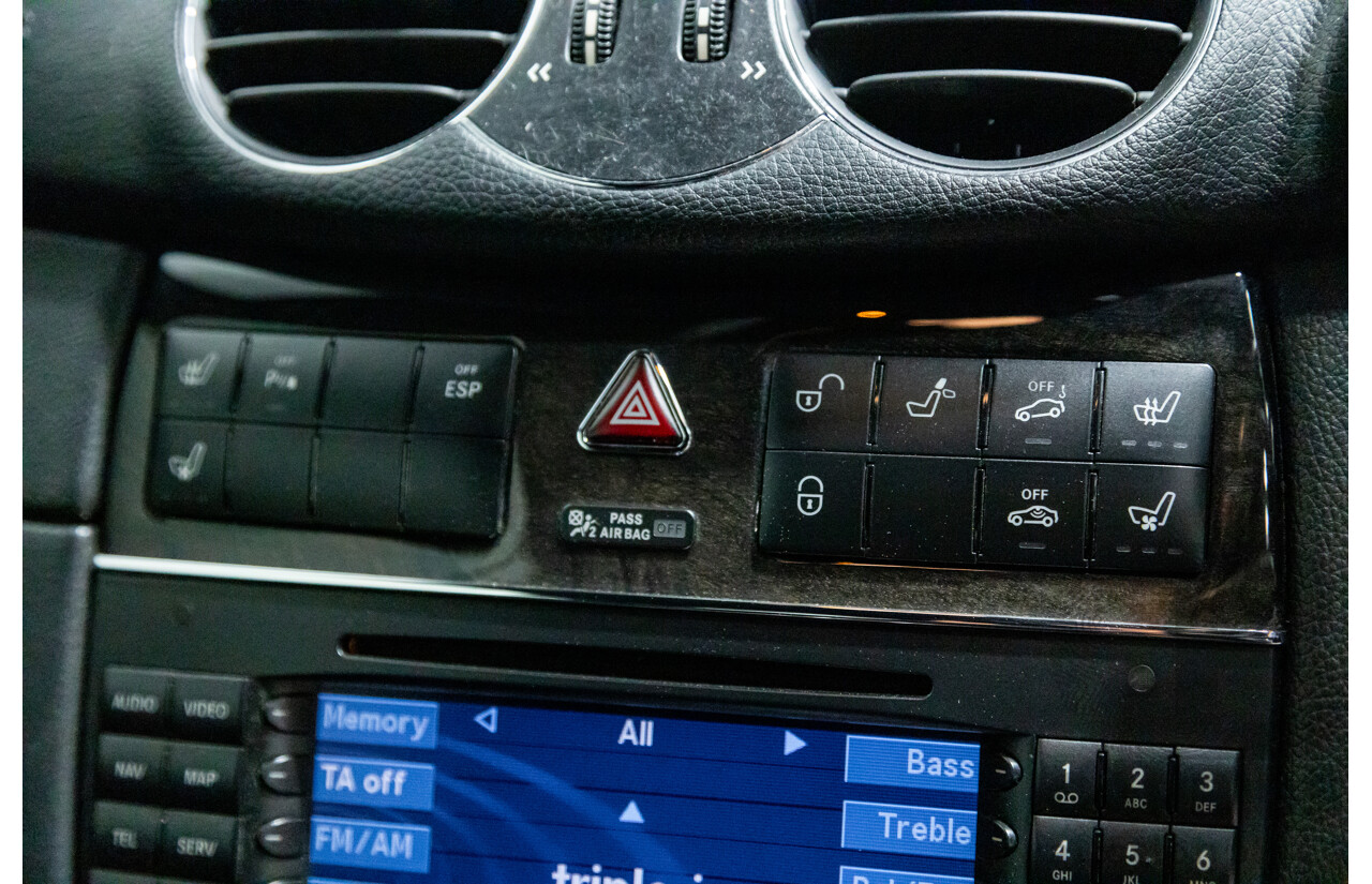 4/2009 Mercedes Benz CLK350 Avantgarde AMG Package C209 MY08 2d Cabriolet Tanzanite Blue Metallic V6 3.5L