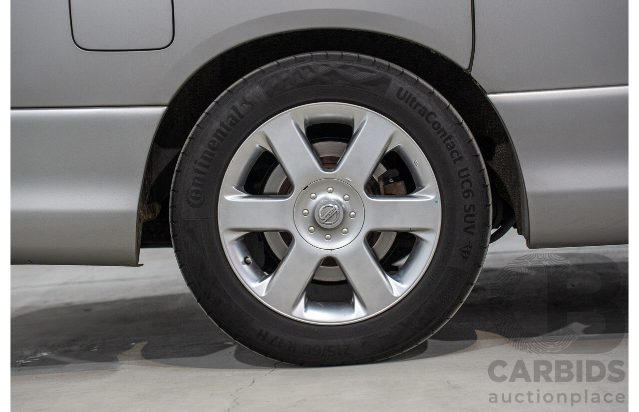 11/2008 Nissan Elgrand Highway Star E51 5 Sp Automatic Bluish Grey Metallic V6 3.5L - 10/2017 Import