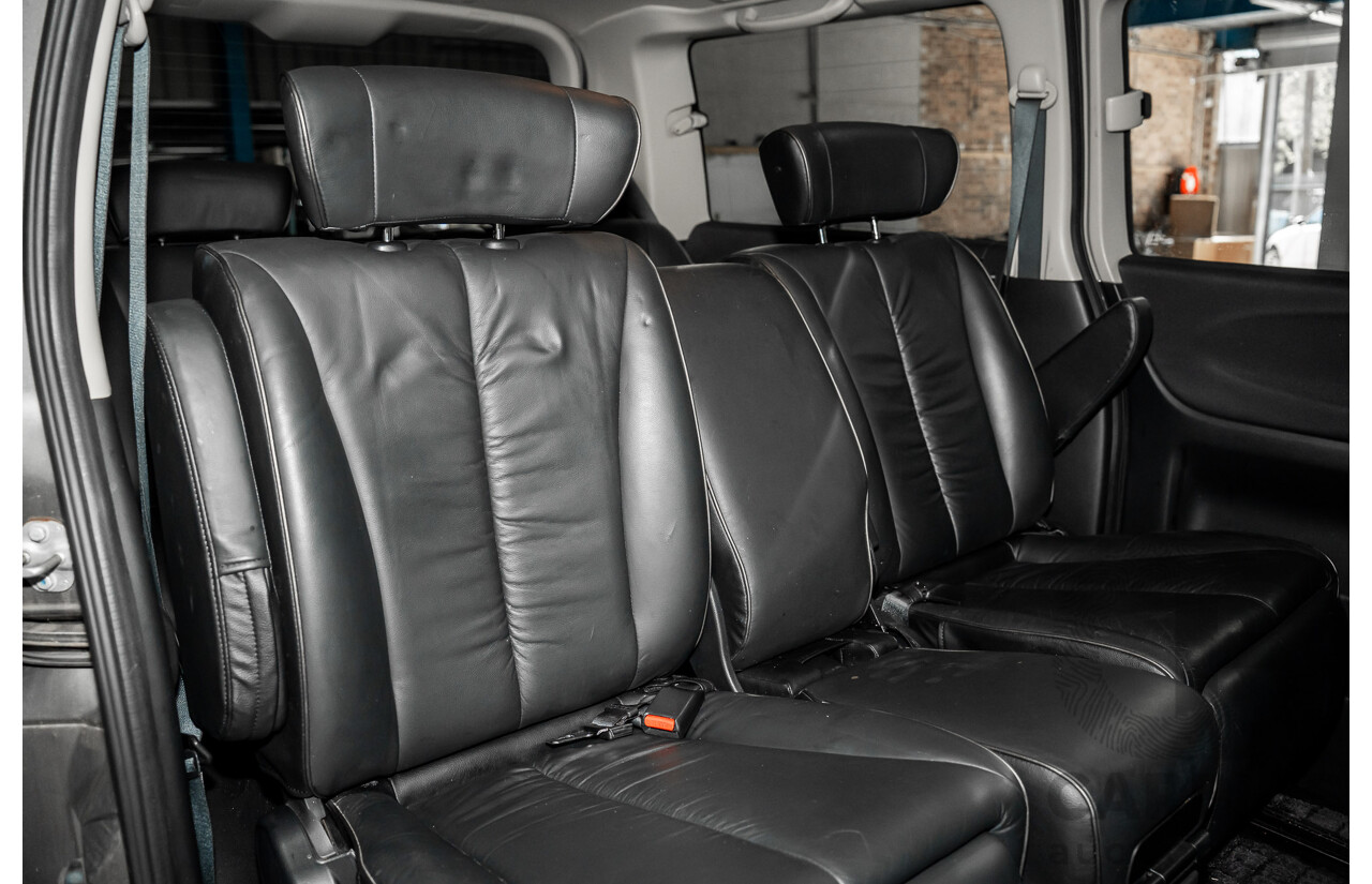 11/2008 Nissan Elgrand Highway Star E51 5 Sp Automatic Bluish Grey Metallic V6 3.5L - 10/2017 Import