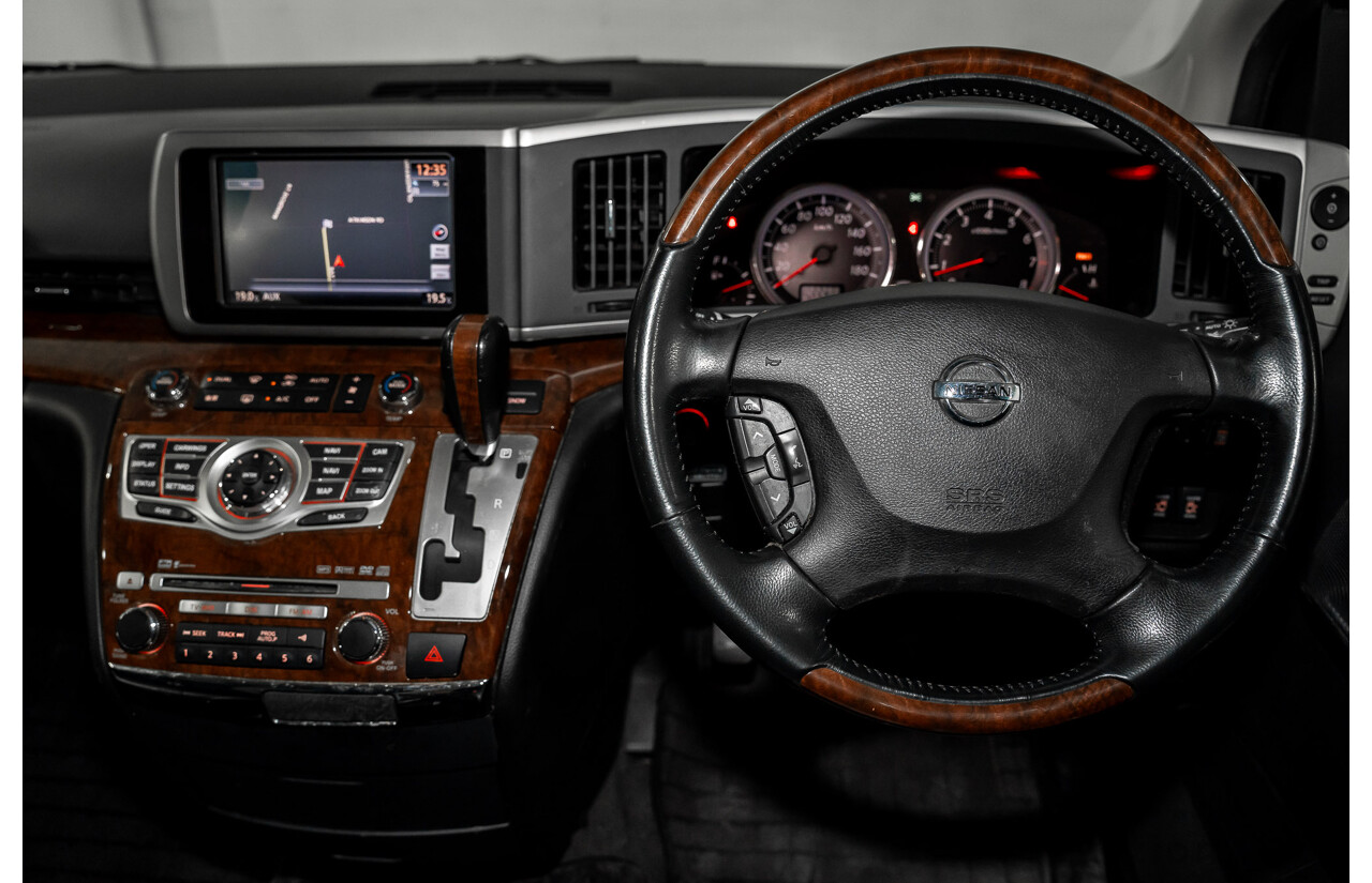 11/2008 Nissan Elgrand Highway Star E51 5 Sp Automatic Bluish Grey Metallic V6 3.5L - 10/2017 Import