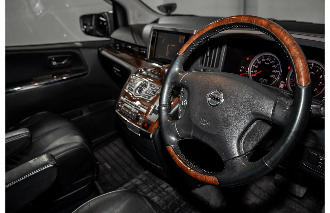 11/2008 Nissan Elgrand Highway Star E51 5 Sp Automatic Bluish Grey Metallic V6 3.5L - 10/2017 Import