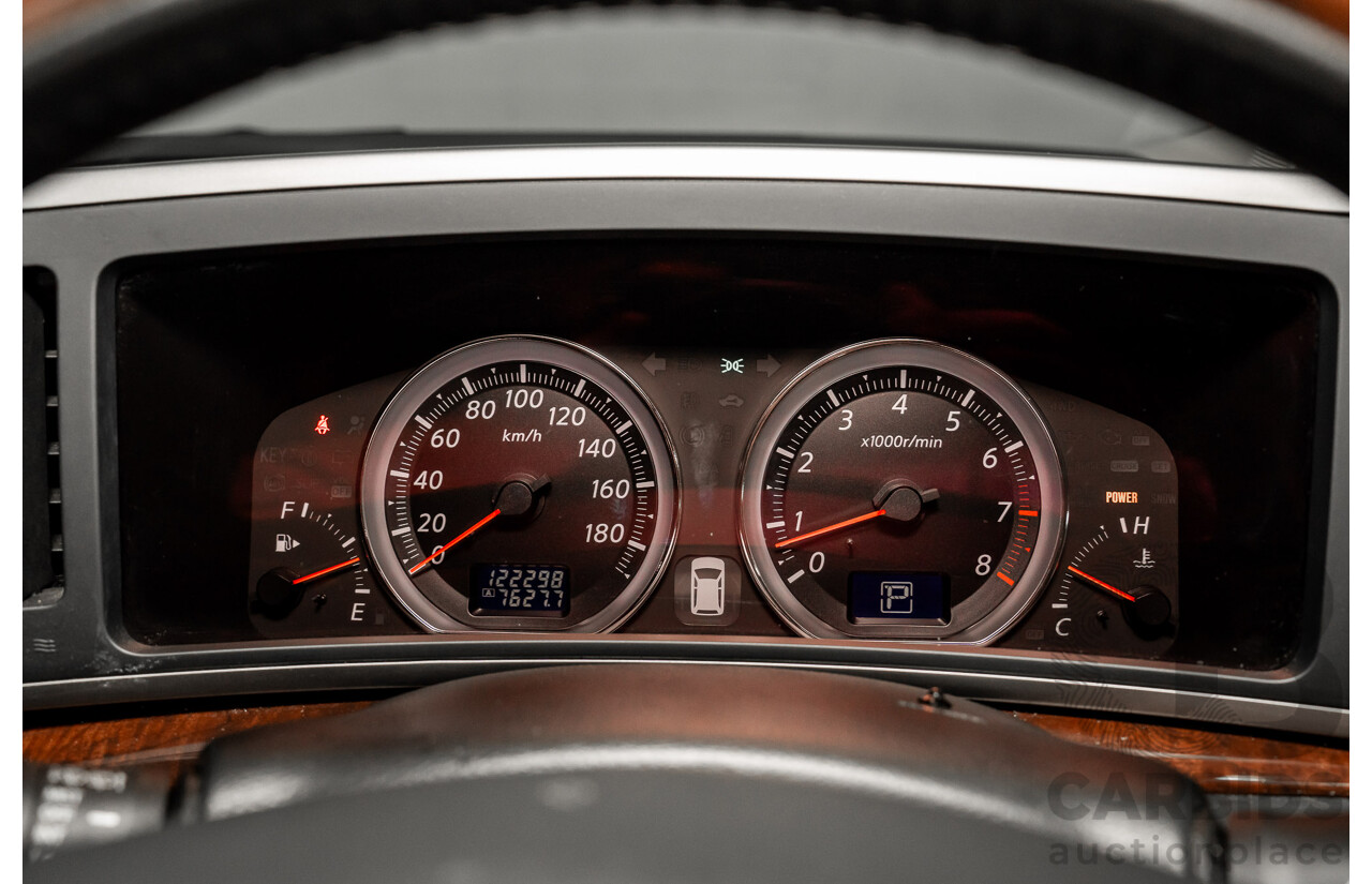 11/2008 Nissan Elgrand Highway Star E51 5 Sp Automatic Bluish Grey Metallic V6 3.5L - 10/2017 Import