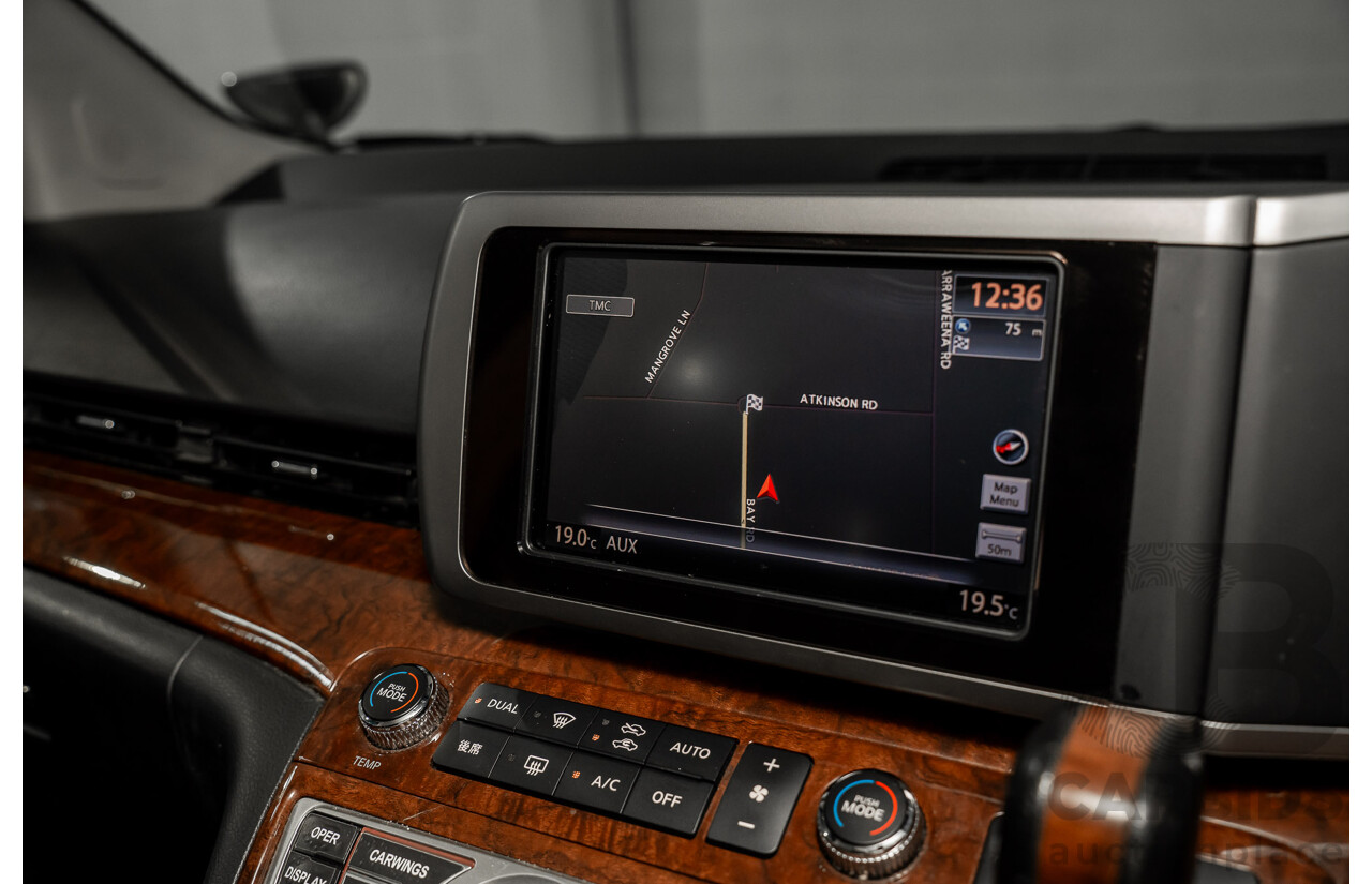 11/2008 Nissan Elgrand Highway Star E51 5 Sp Automatic Bluish Grey Metallic V6 3.5L - 10/2017 Import