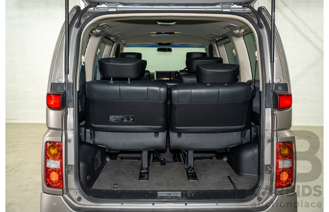 11/2008 Nissan Elgrand Highway Star E51 5 Sp Automatic Bluish Grey Metallic V6 3.5L - 10/2017 Import