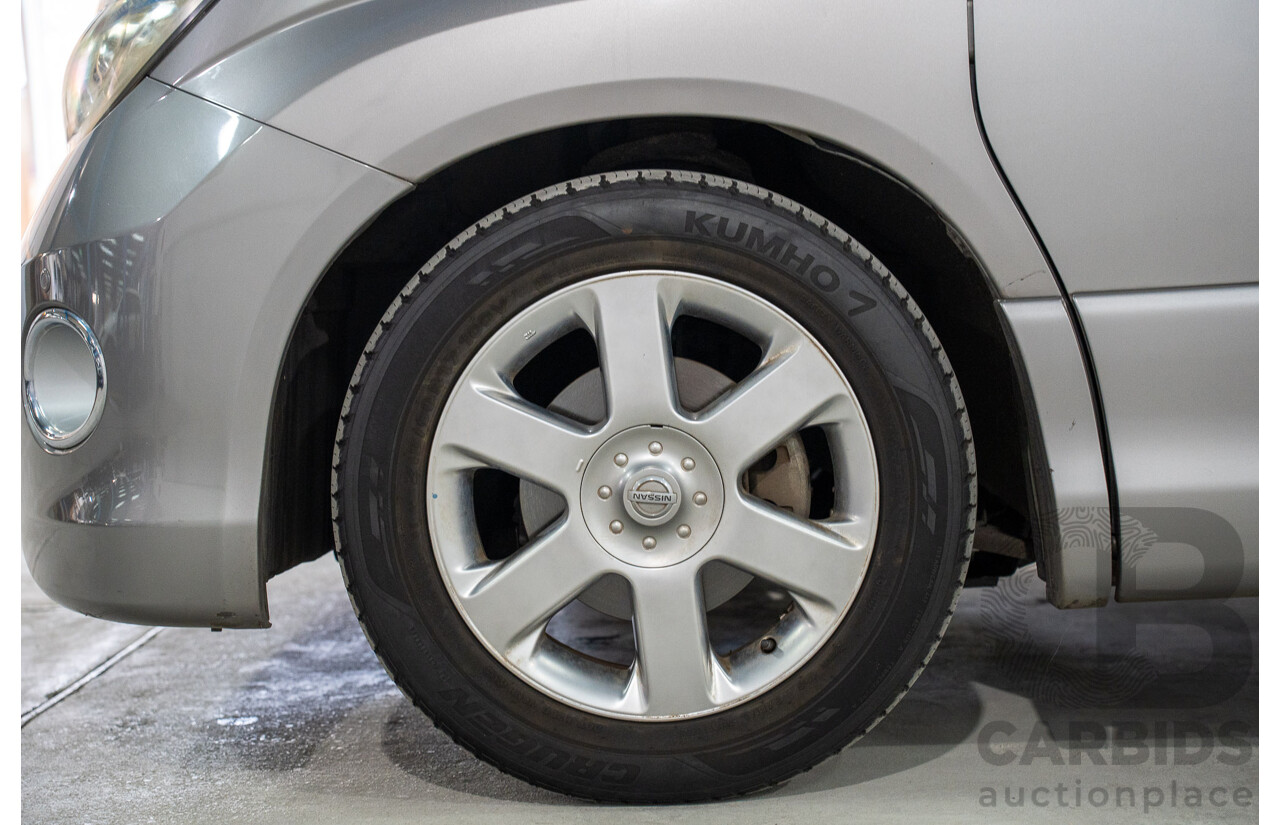 11/2008 Nissan Elgrand Highway Star E51 5 Sp Automatic Bluish Grey Metallic V6 3.5L - 10/2017 Import