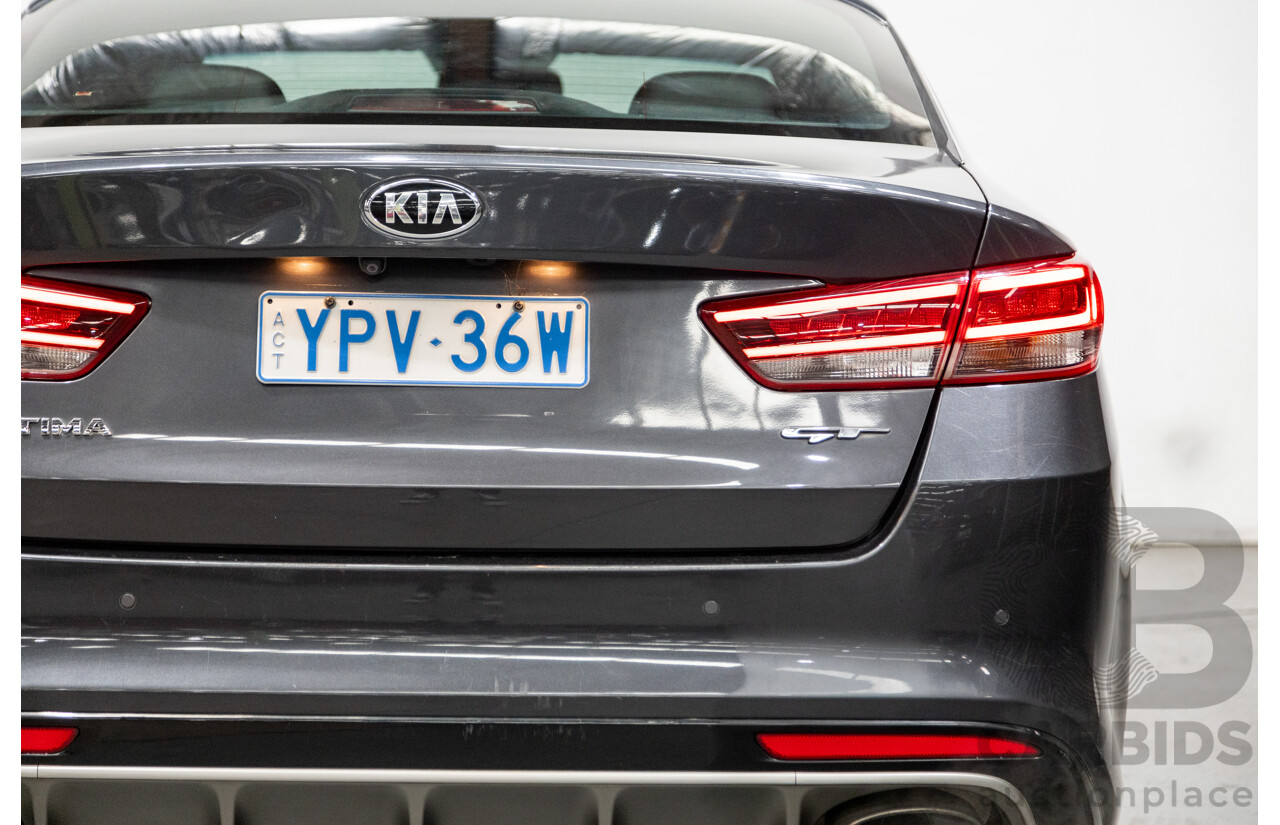 11/2015 Kia Optima GT JF MY16 4d Sedan Platinum Graphite Metallic Turbo 2.0L