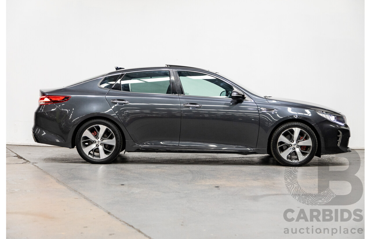 11/2015 Kia Optima GT JF MY16 4d Sedan Platinum Graphite Metallic Turbo 2.0L