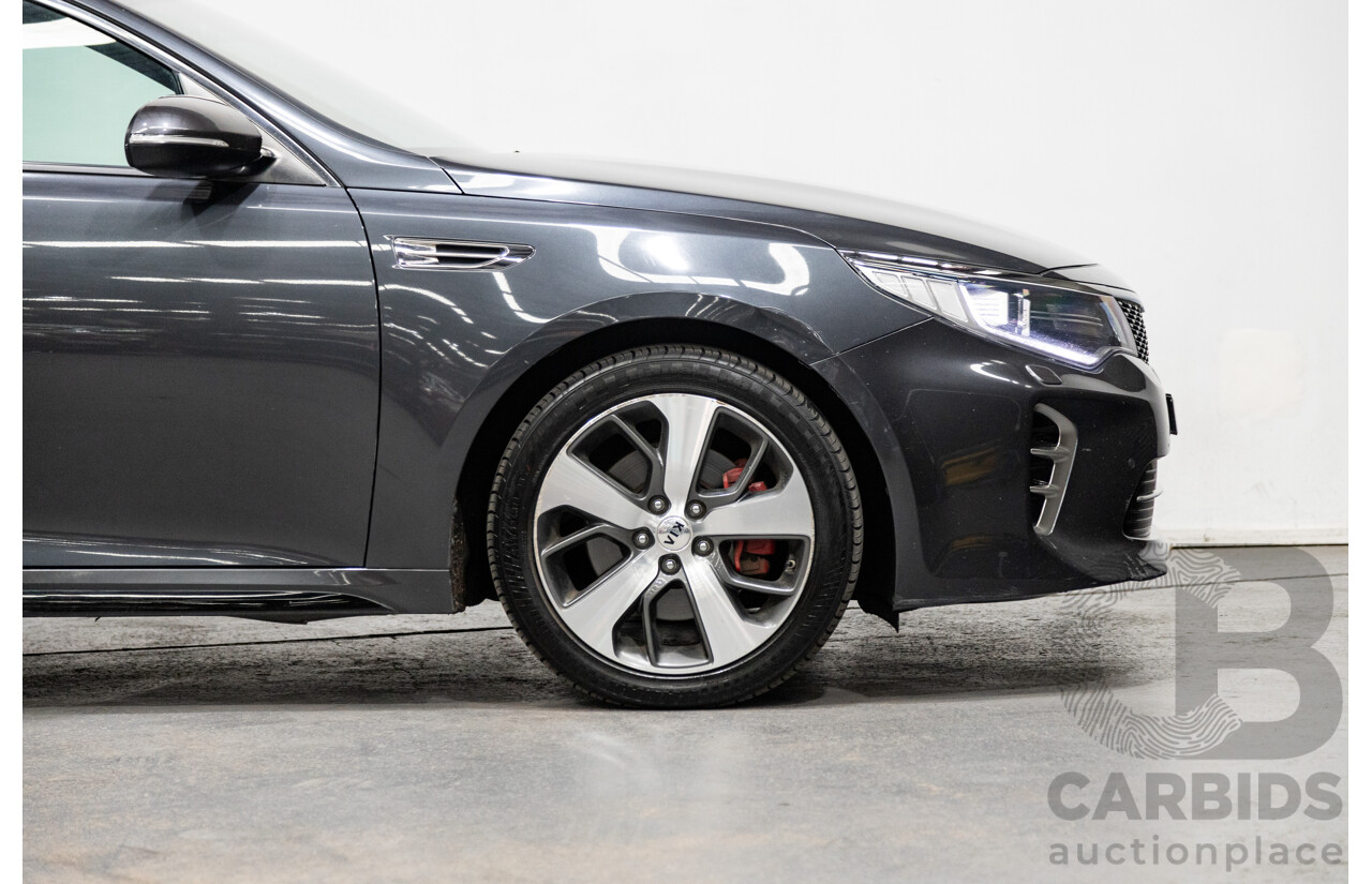 11/2015 Kia Optima GT JF MY16 4d Sedan Platinum Graphite Metallic Turbo 2.0L