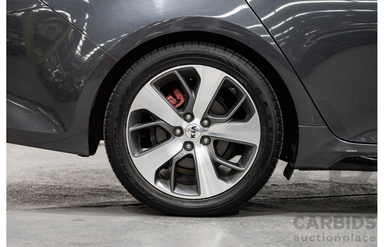 11/2015 Kia Optima GT JF MY16 4d Sedan Platinum Graphite Metallic Turbo 2.0L