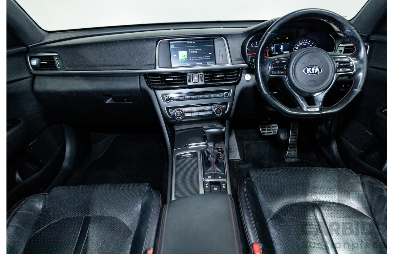 11/2015 Kia Optima GT JF MY16 4d Sedan Platinum Graphite Metallic Turbo 2.0L