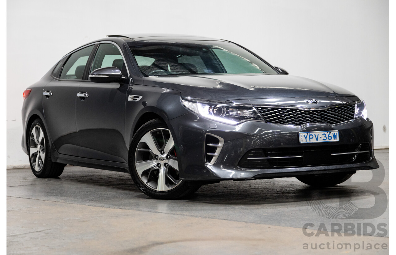 11/2015 Kia Optima GT JF MY16 4d Sedan Platinum Graphite Metallic Turbo 2.0L