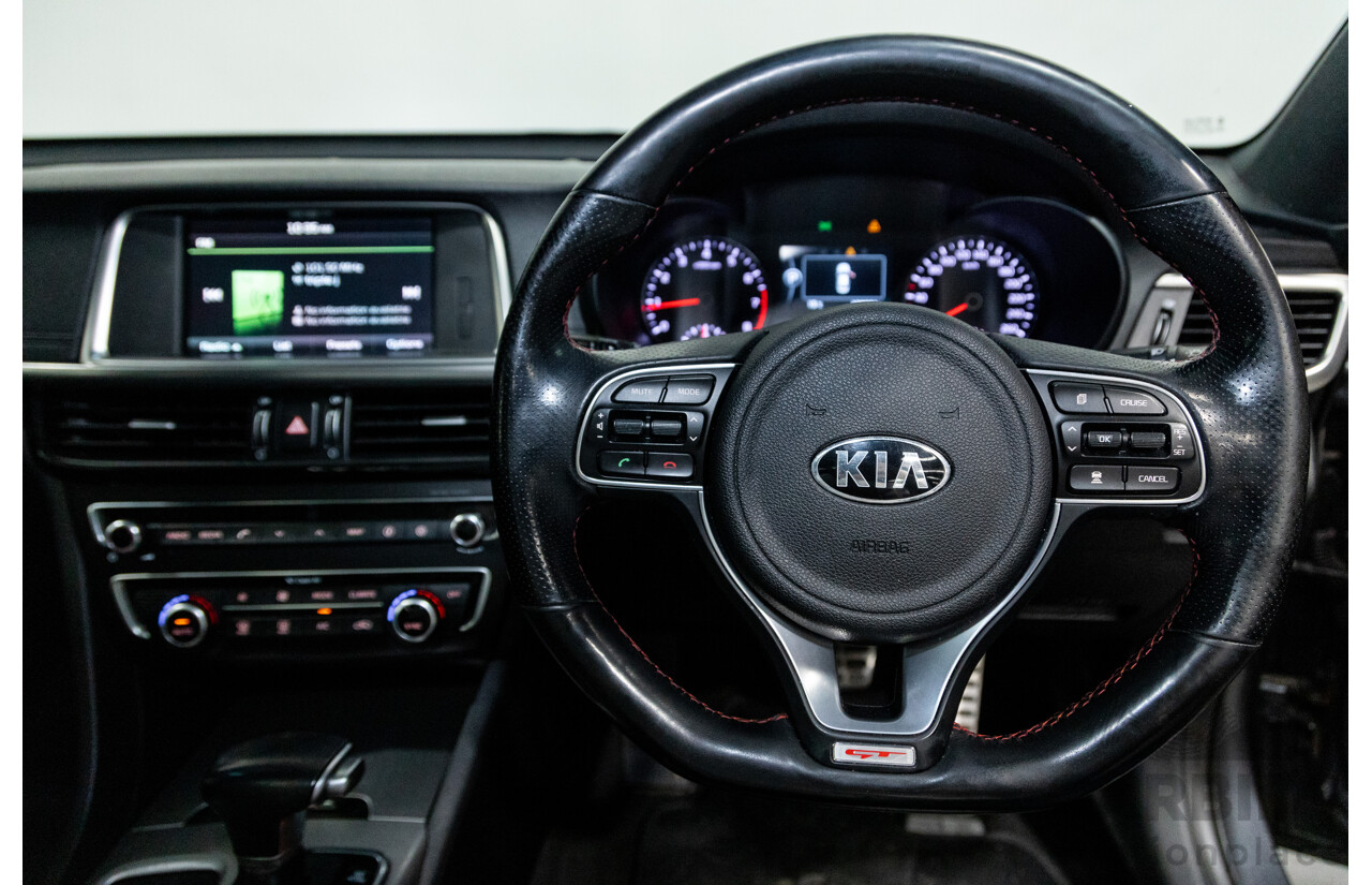 11/2015 Kia Optima GT JF MY16 4d Sedan Platinum Graphite Metallic Turbo 2.0L