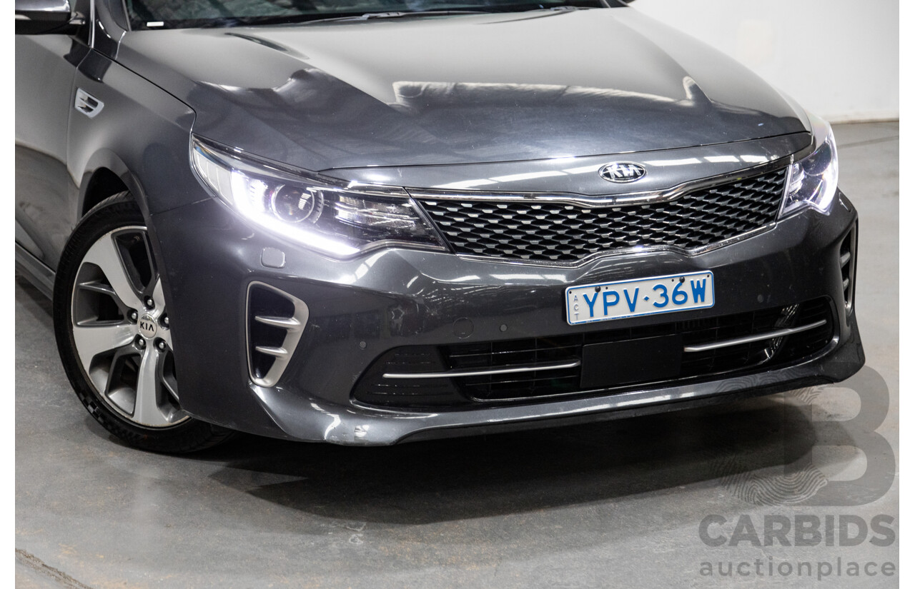 11/2015 Kia Optima GT JF MY16 4d Sedan Platinum Graphite Metallic Turbo 2.0L
