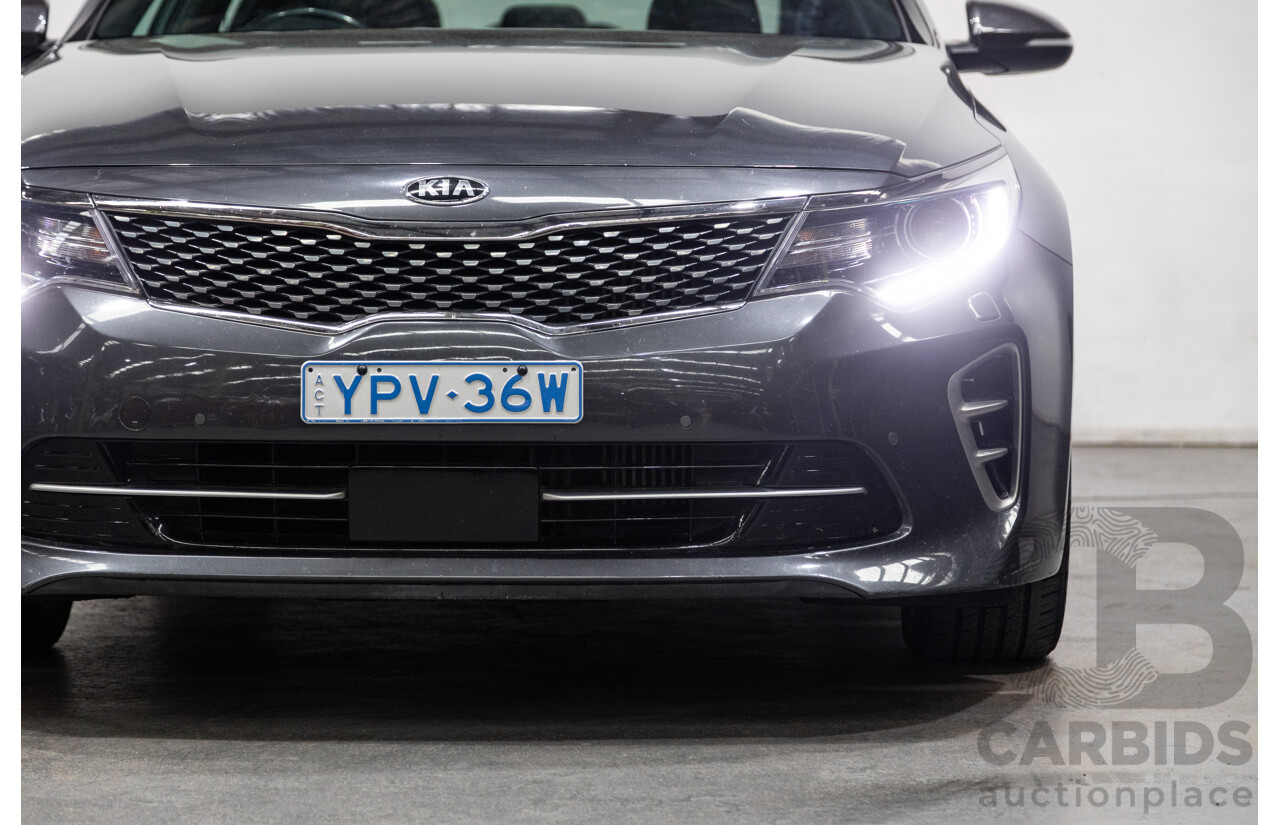 11/2015 Kia Optima GT JF MY16 4d Sedan Platinum Graphite Metallic Turbo 2.0L