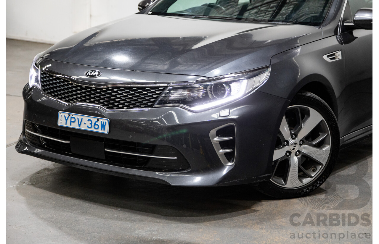 11/2015 Kia Optima GT JF MY16 4d Sedan Platinum Graphite Metallic Turbo 2.0L