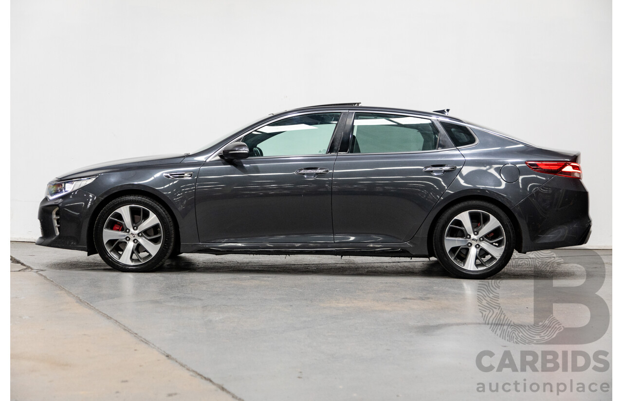 11/2015 Kia Optima GT JF MY16 4d Sedan Platinum Graphite Metallic Turbo 2.0L