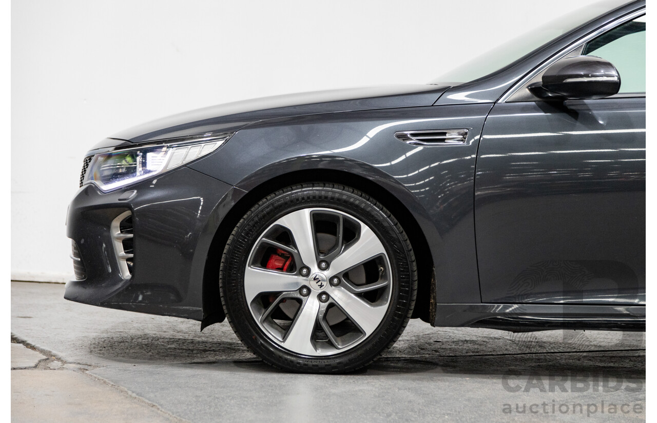 11/2015 Kia Optima GT JF MY16 4d Sedan Platinum Graphite Metallic Turbo 2.0L