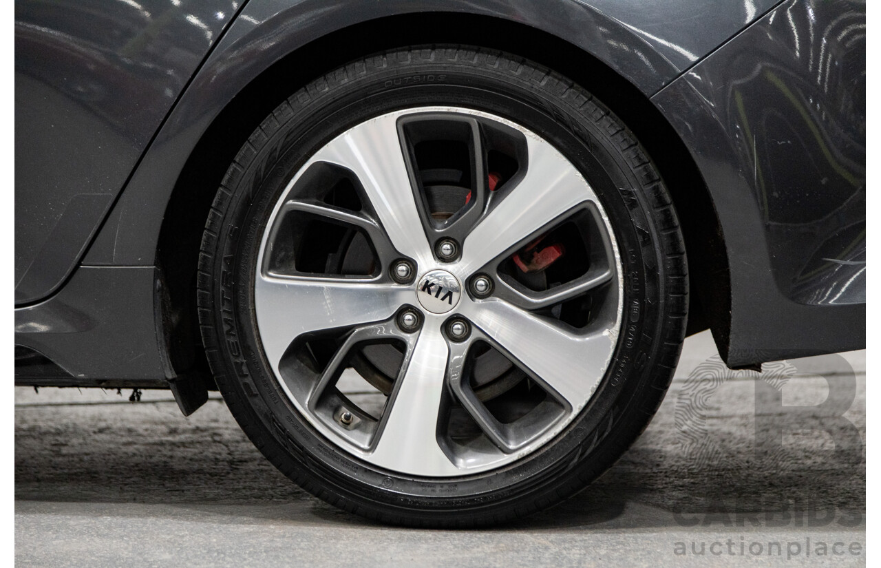 11/2015 Kia Optima GT JF MY16 4d Sedan Platinum Graphite Metallic Turbo 2.0L