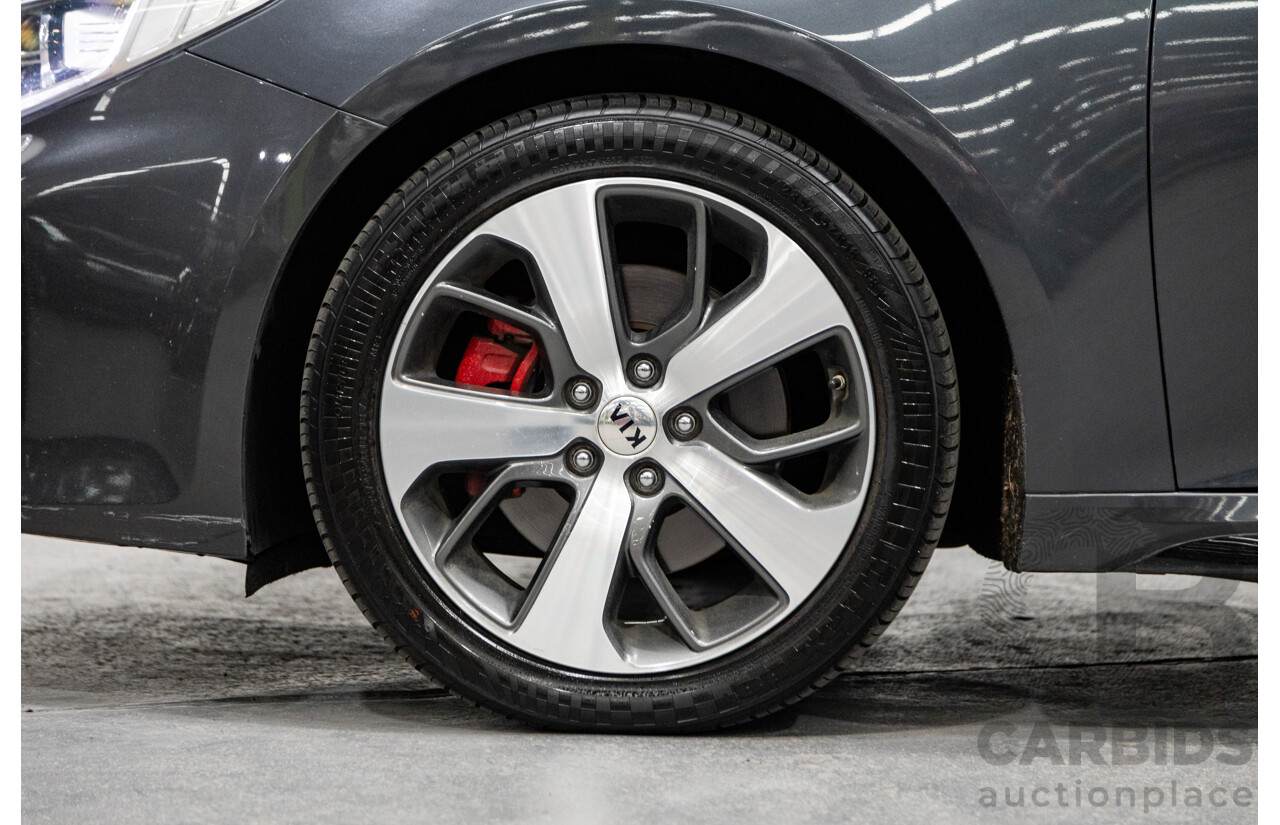 11/2015 Kia Optima GT JF MY16 4d Sedan Platinum Graphite Metallic Turbo 2.0L