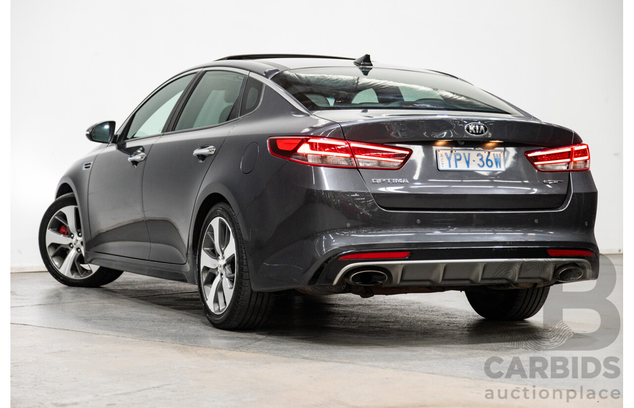 11/2015 Kia Optima GT JF MY16 4d Sedan Platinum Graphite Metallic Turbo 2.0L
