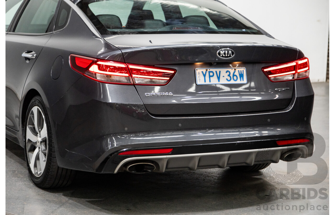 11/2015 Kia Optima GT JF MY16 4d Sedan Platinum Graphite Metallic Turbo 2.0L