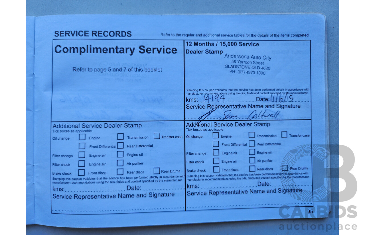 10/2014 Mitsubishi Outlander LS (4x4) ZJ MY14.5 4d Wagon White 2.3L