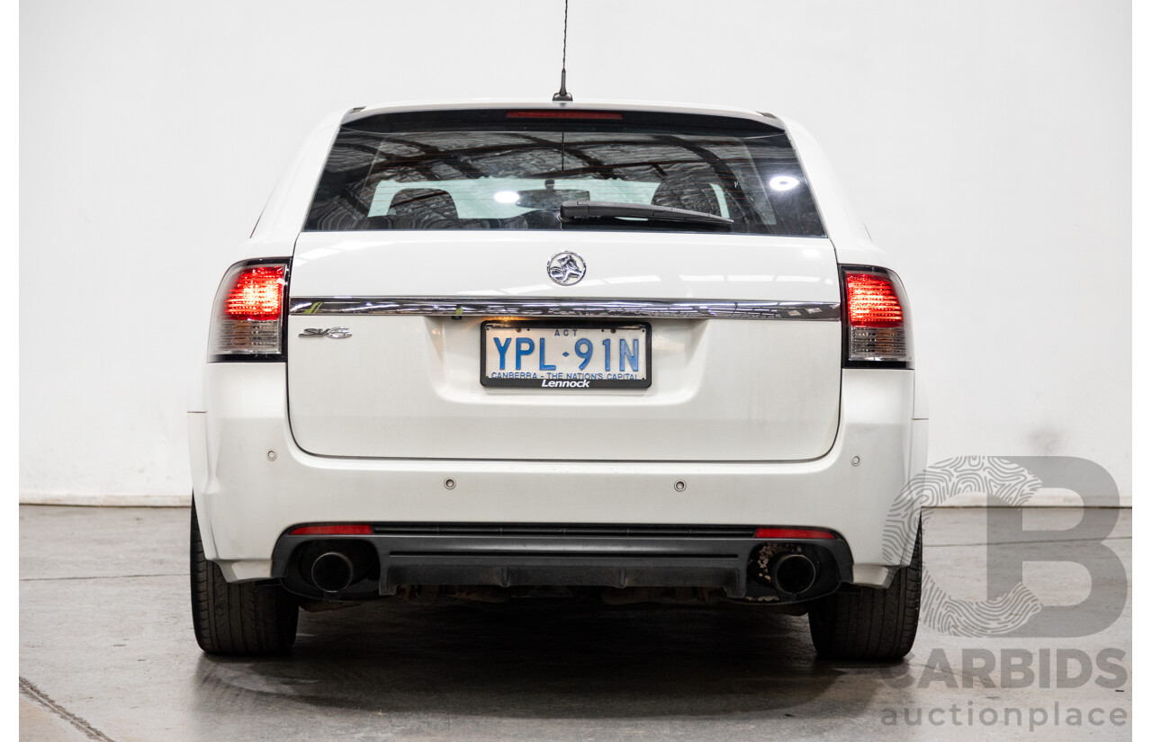 7/2014 Holden Commodore SV6 VF 4d Sportwagon White 3.6L