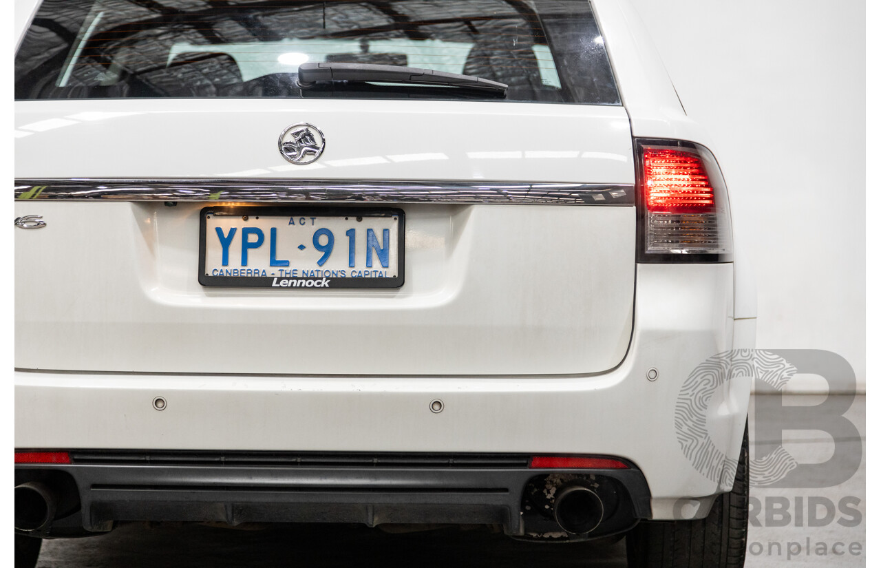 7/2014 Holden Commodore SV6 VF 4d Sportwagon White 3.6L