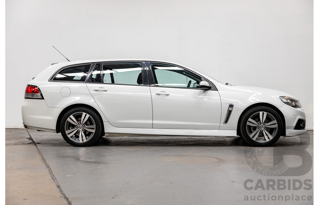 7/2014 Holden Commodore SV6 VF 4d Sportwagon White 3.6L