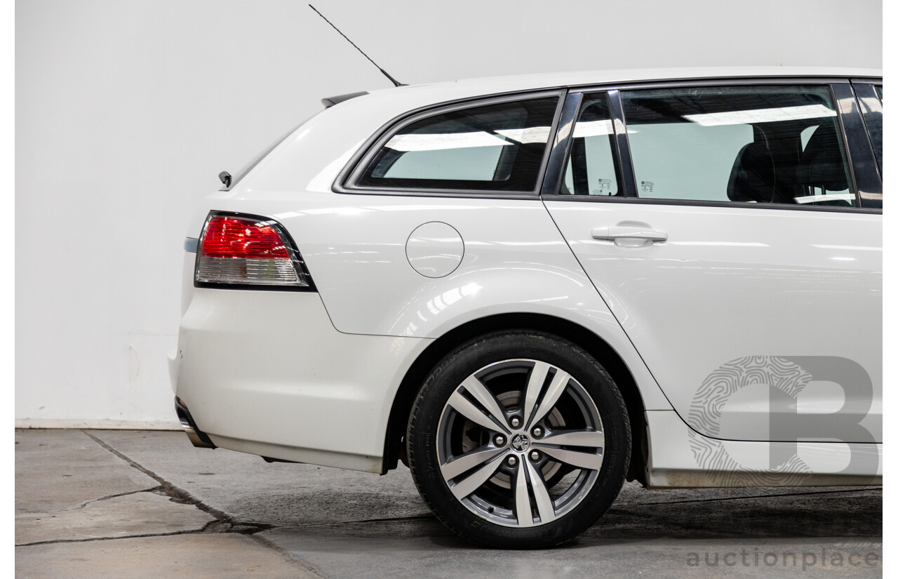 7/2014 Holden Commodore SV6 VF 4d Sportwagon White 3.6L