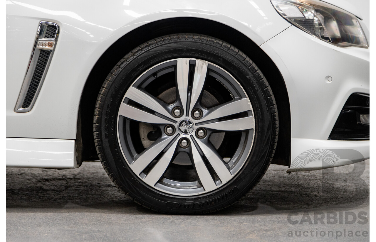 7/2014 Holden Commodore SV6 VF 4d Sportwagon White 3.6L