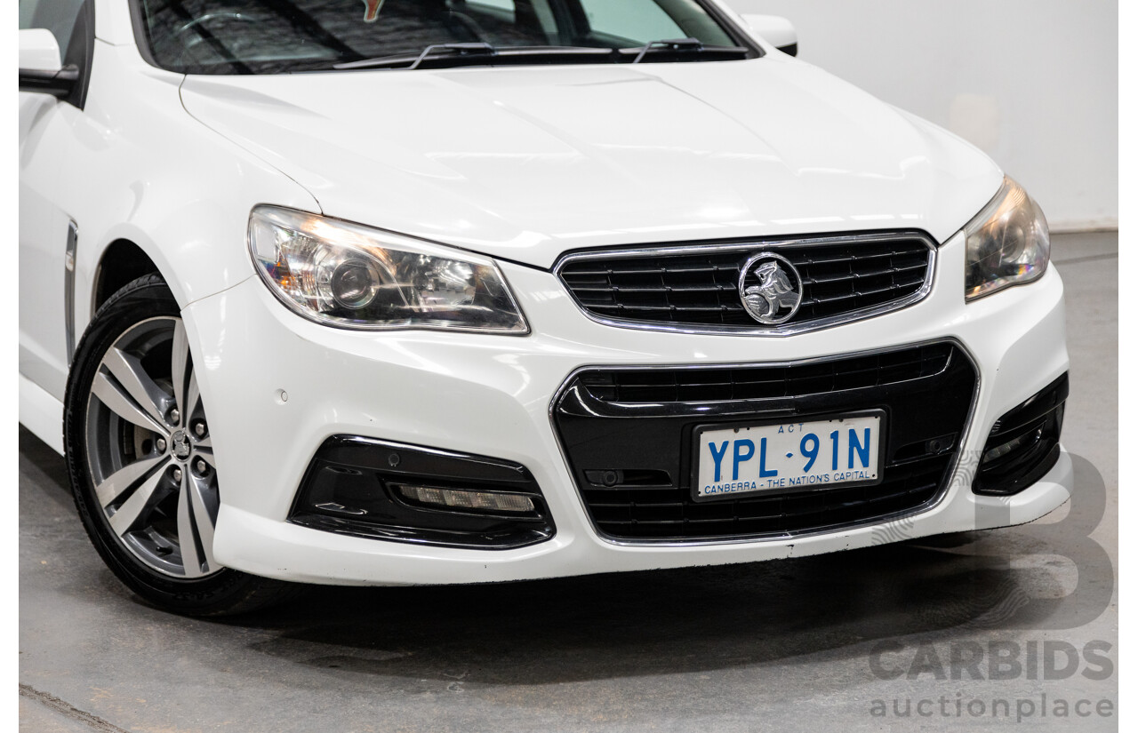 7/2014 Holden Commodore SV6 VF 4d Sportwagon White 3.6L