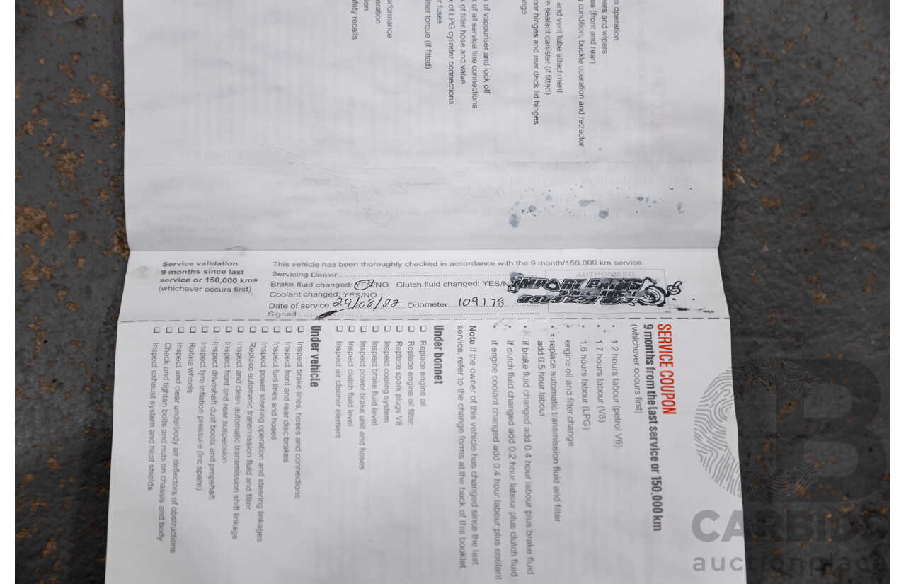 7/2014 Holden Commodore SV6 VF 4d Sportwagon White 3.6L