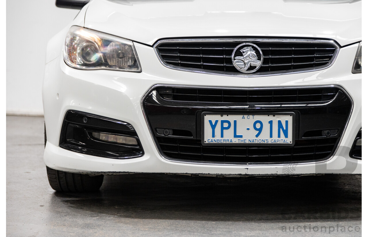 7/2014 Holden Commodore SV6 VF 4d Sportwagon White 3.6L