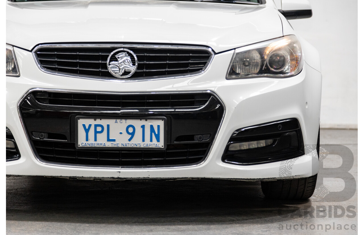 7/2014 Holden Commodore SV6 VF 4d Sportwagon White 3.6L