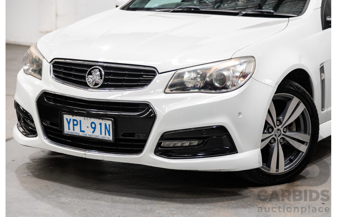 7/2014 Holden Commodore SV6 VF 4d Sportwagon White 3.6L