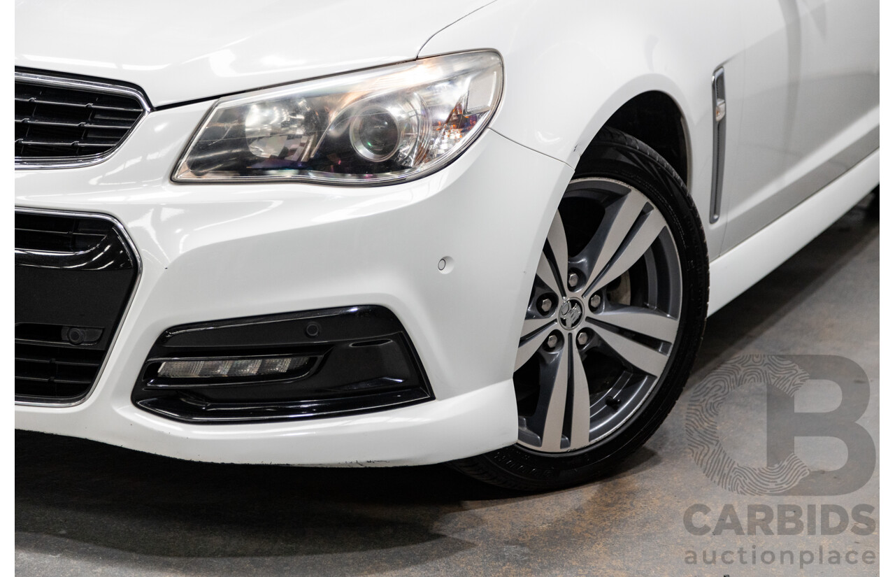 7/2014 Holden Commodore SV6 VF 4d Sportwagon White 3.6L