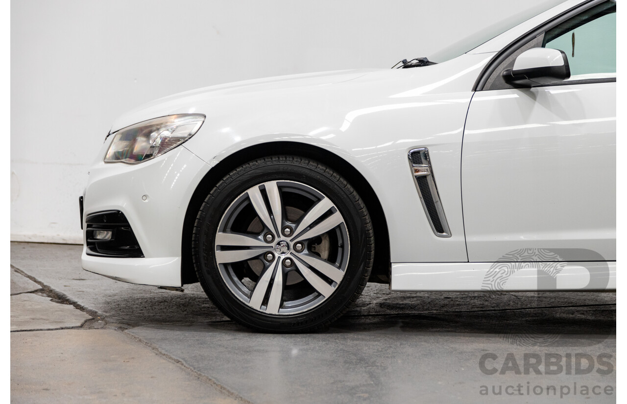 7/2014 Holden Commodore SV6 VF 4d Sportwagon White 3.6L