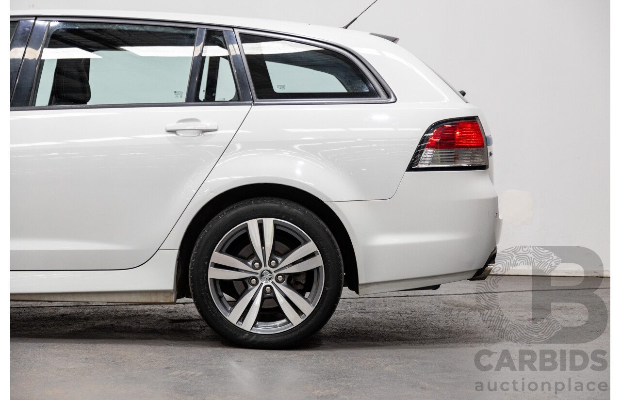 7/2014 Holden Commodore SV6 VF 4d Sportwagon White 3.6L