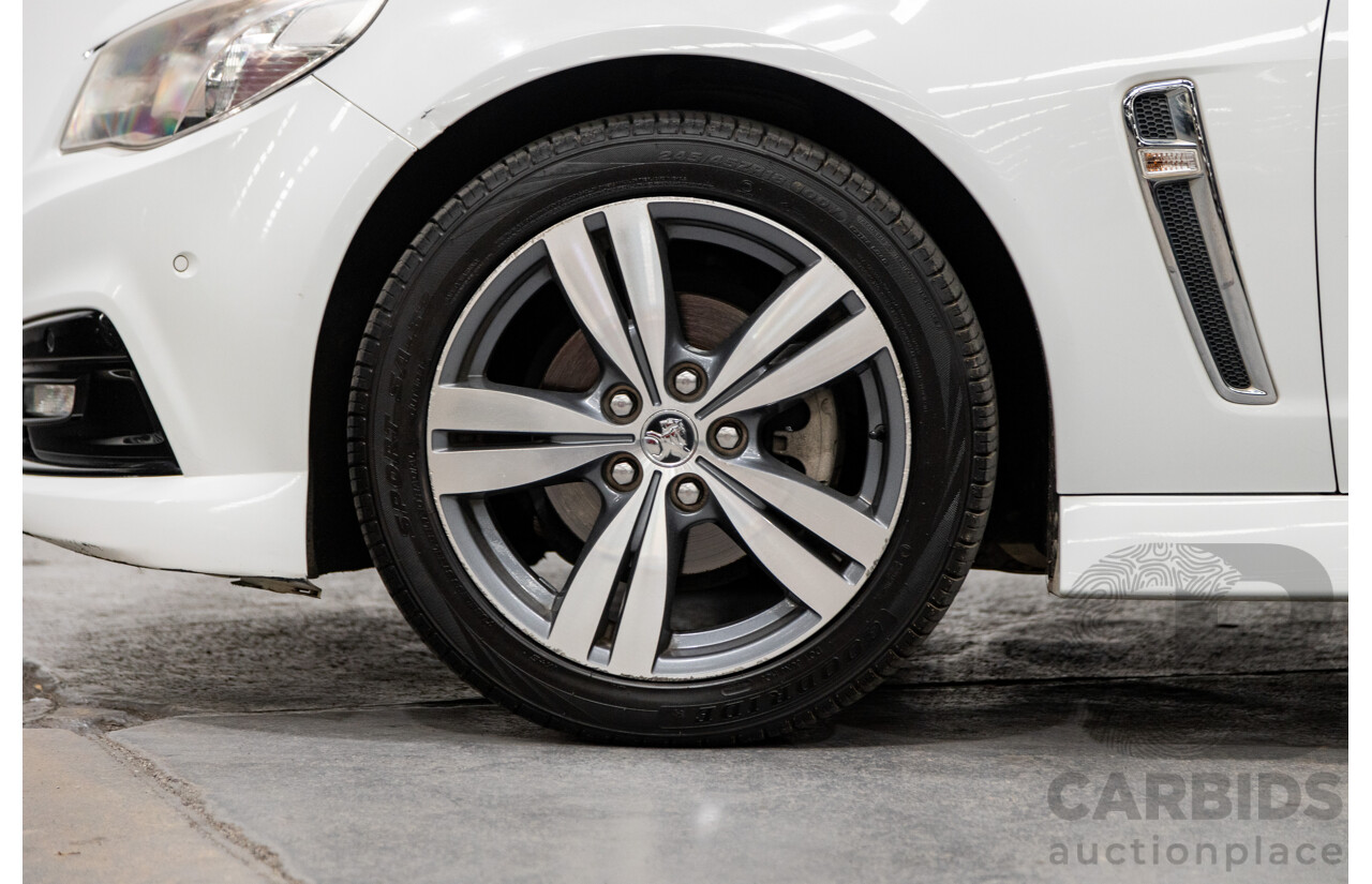 7/2014 Holden Commodore SV6 VF 4d Sportwagon White 3.6L