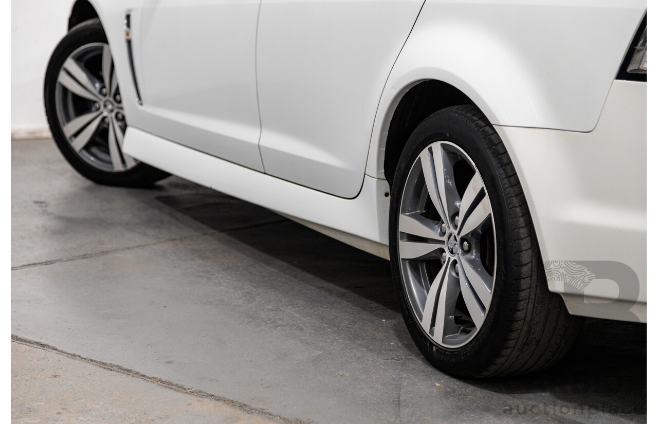 7/2014 Holden Commodore SV6 VF 4d Sportwagon White 3.6L