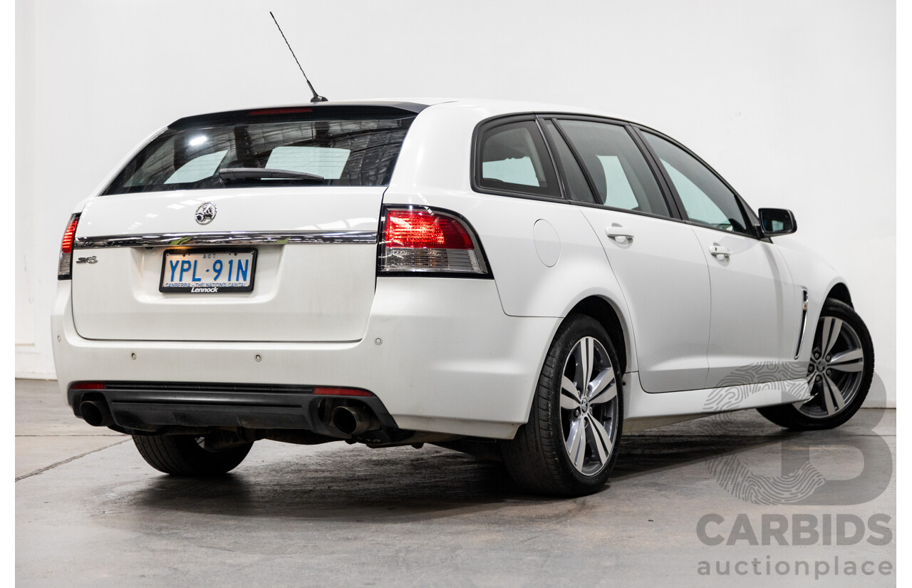 7/2014 Holden Commodore SV6 VF 4d Sportwagon White 3.6L