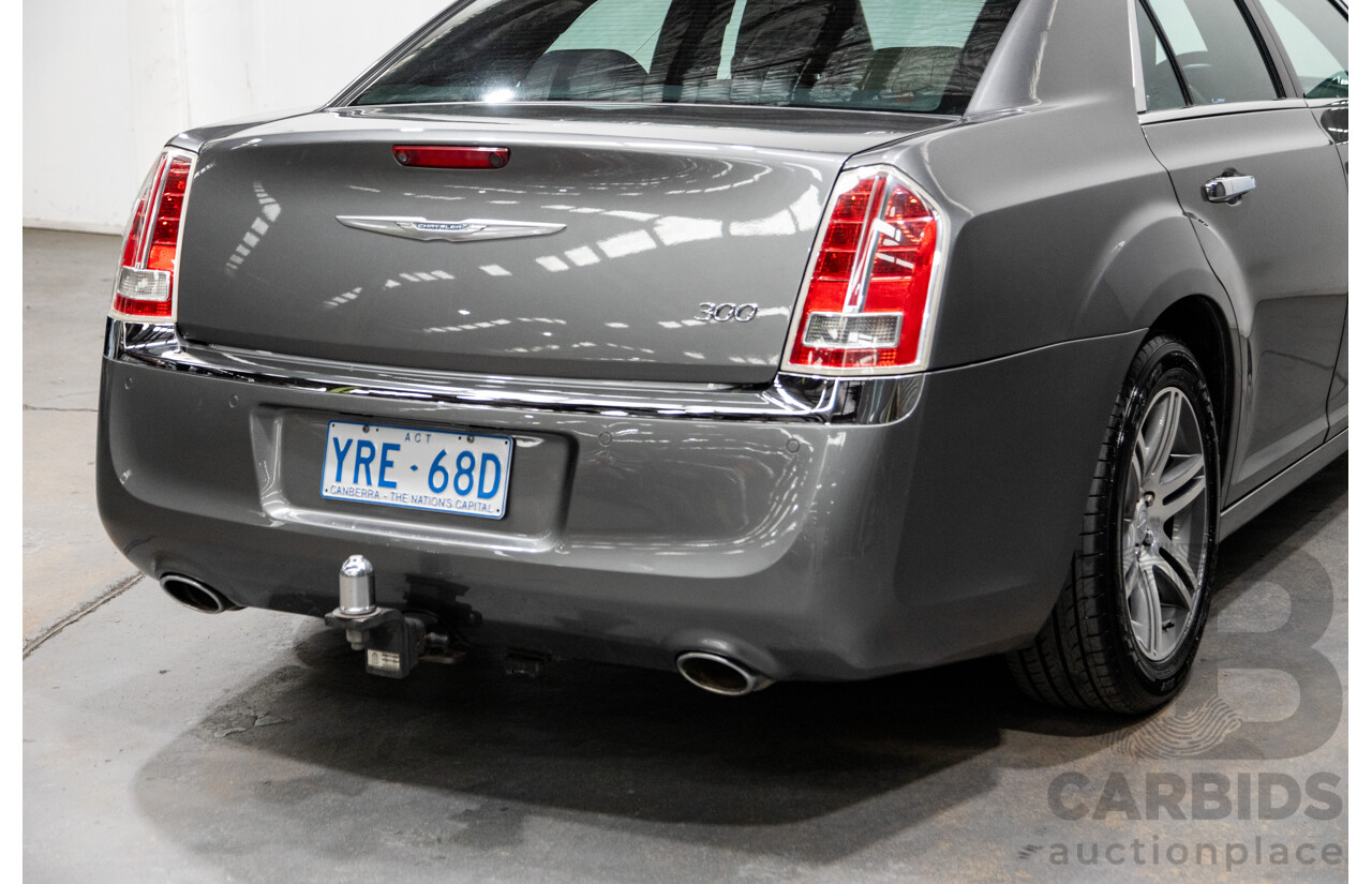 6/2012 Chrysler 300 C MY12 4d Sedan Tungsten Metallic Turbo Diesel V6 3.0L