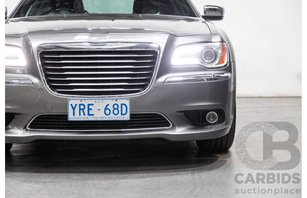 6/2012 Chrysler 300 C MY12 4d Sedan Tungsten Metallic Turbo Diesel V6 3.0L