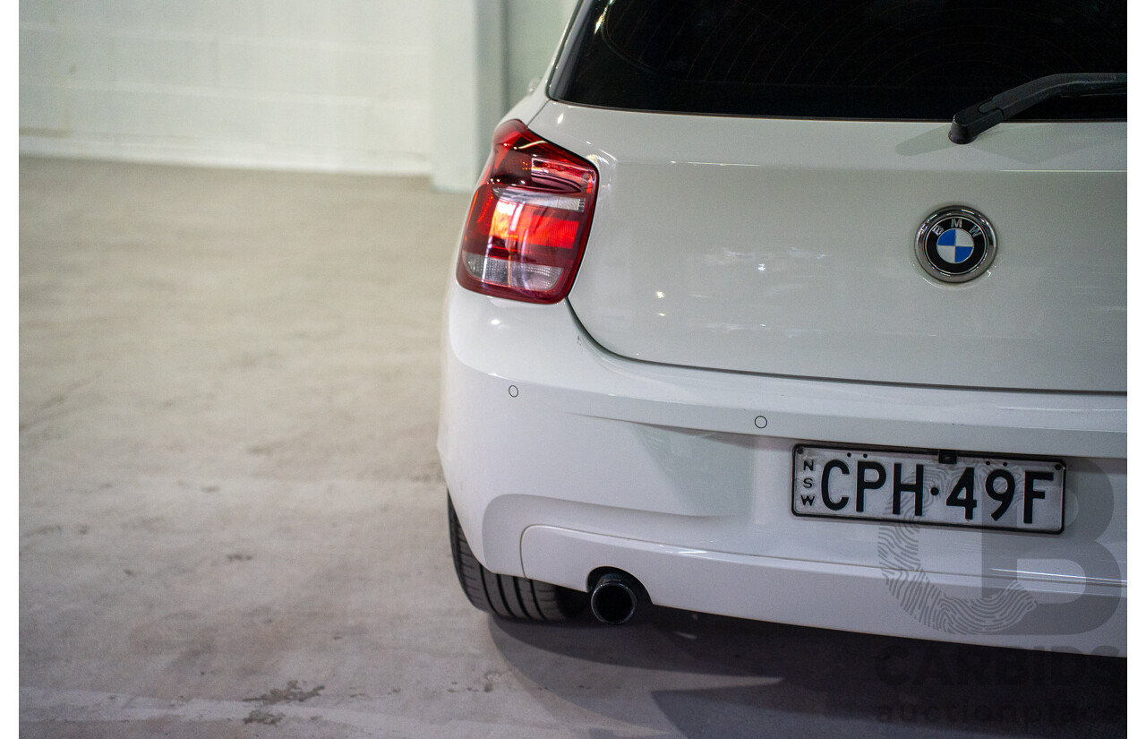 1/2013 BMW 116i F20 MY13 5d Hatchback Alpine White Turbo 1.6L