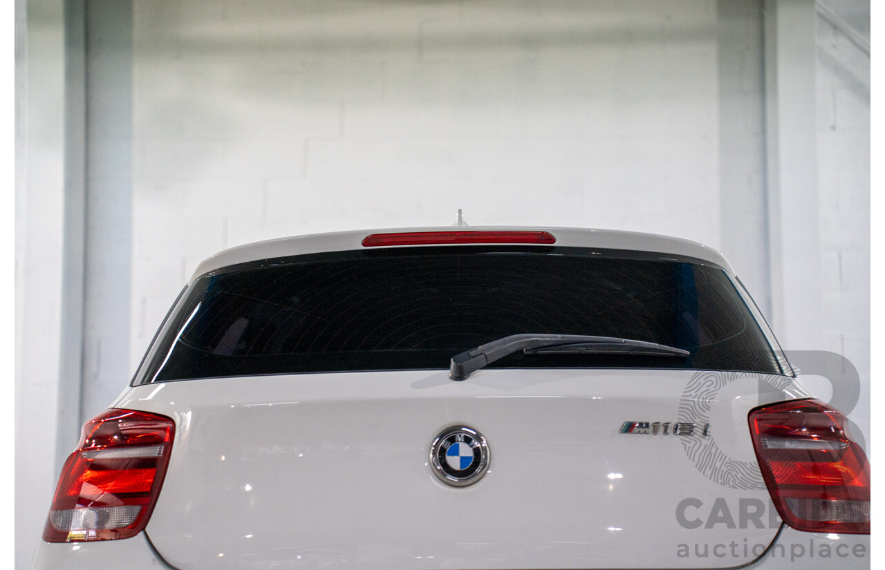 1/2013 BMW 116i F20 MY13 5d Hatchback Alpine White Turbo 1.6L